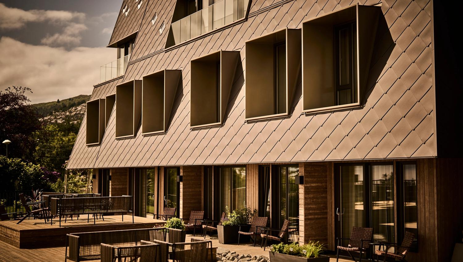 Boutiquehotellet Beckerwyc House har et moderne og maritimt design