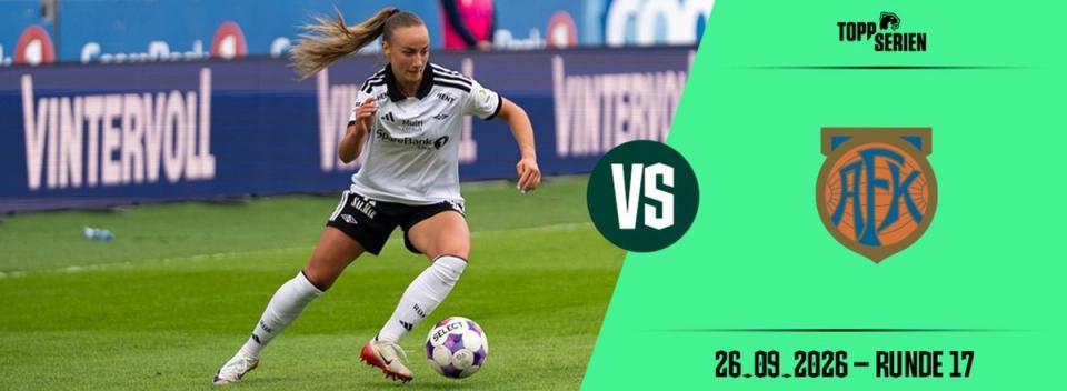 Rosenborg - AaFK Women, Toppserien 17th round 2026