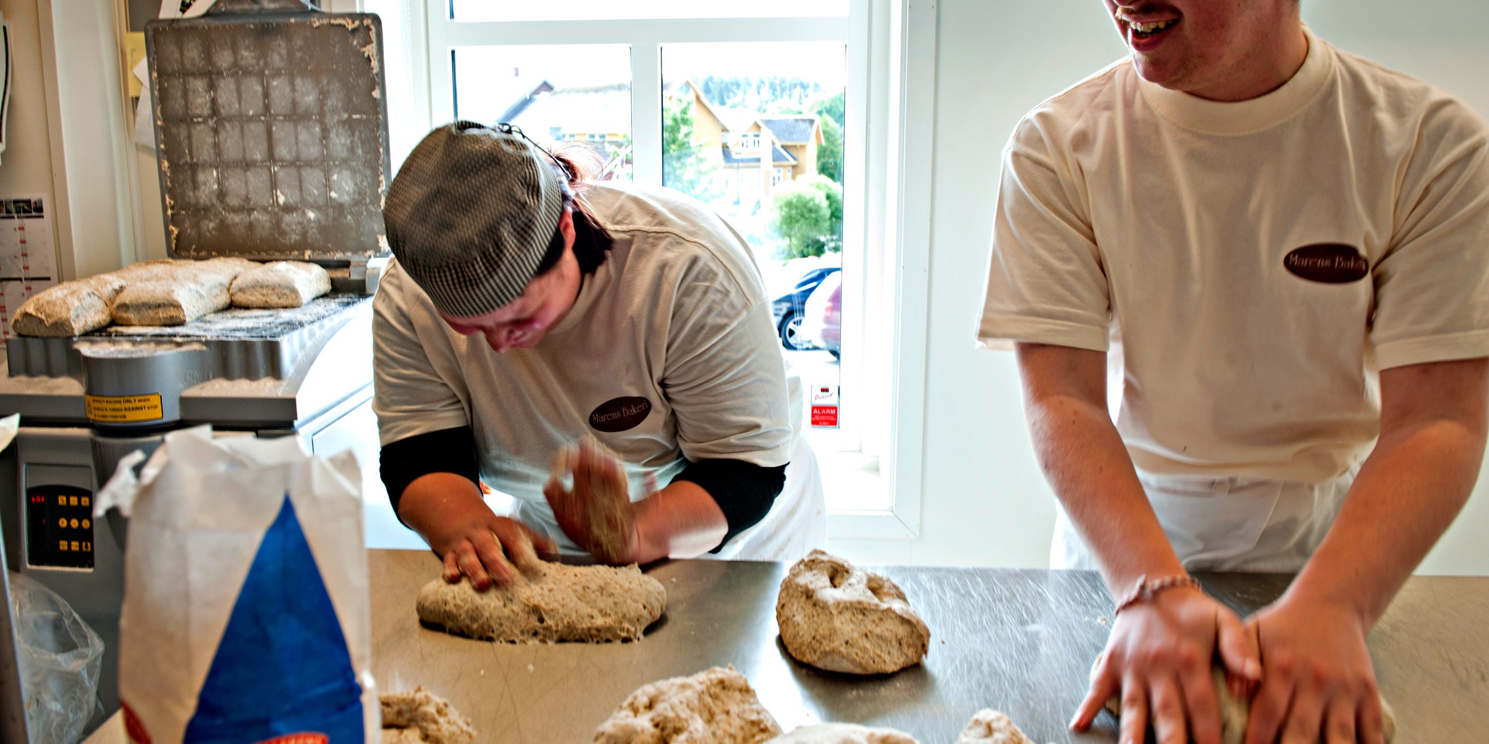 The chefs at work