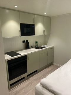 modern kitchenette.