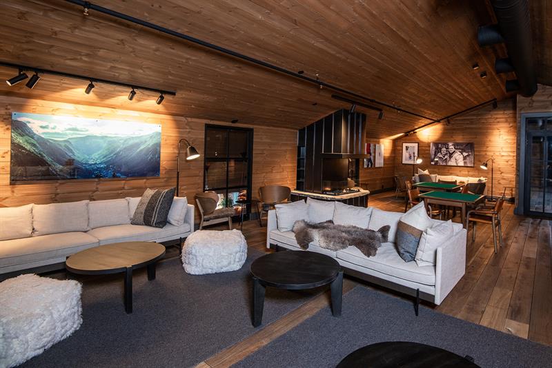 library at Gaustablikk mountain resort