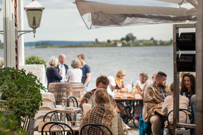 Outdoor terrace.