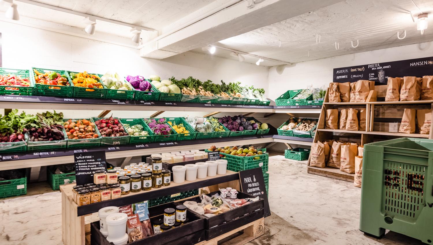 Gårdsbutikken til Haneborg gård