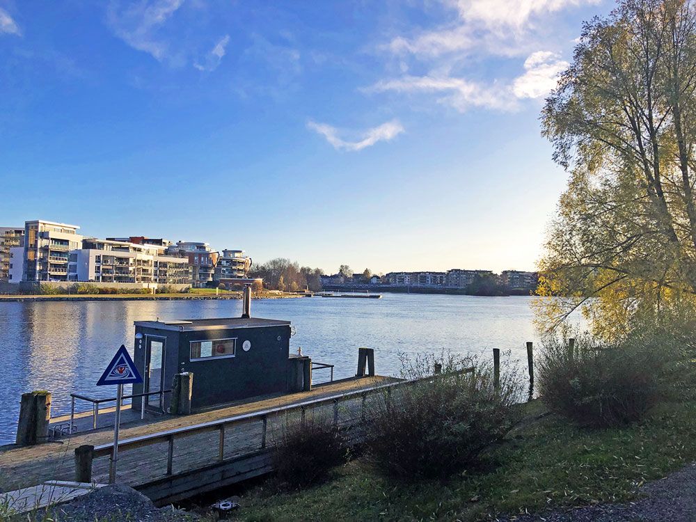 sauna boat "Leo" in Skien 