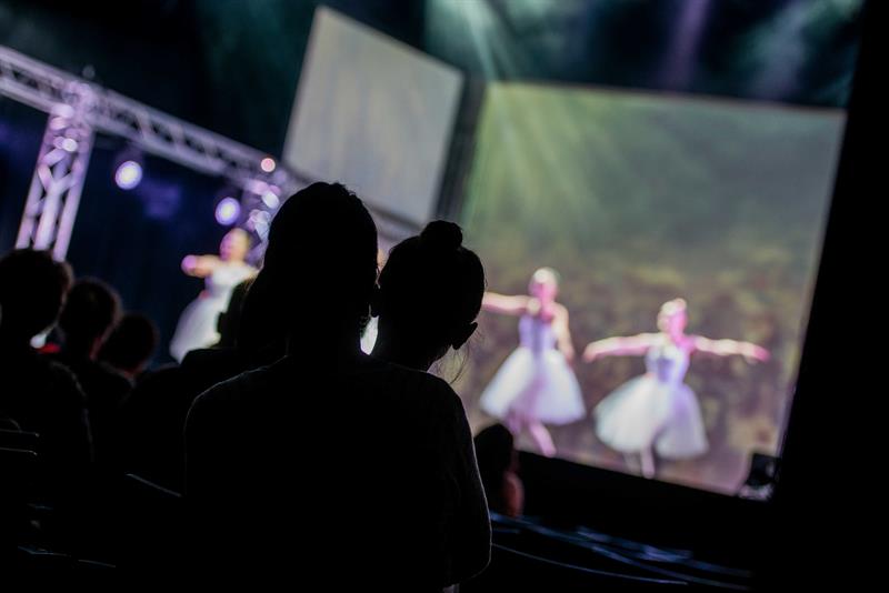 concert with a picture from the audience point of view