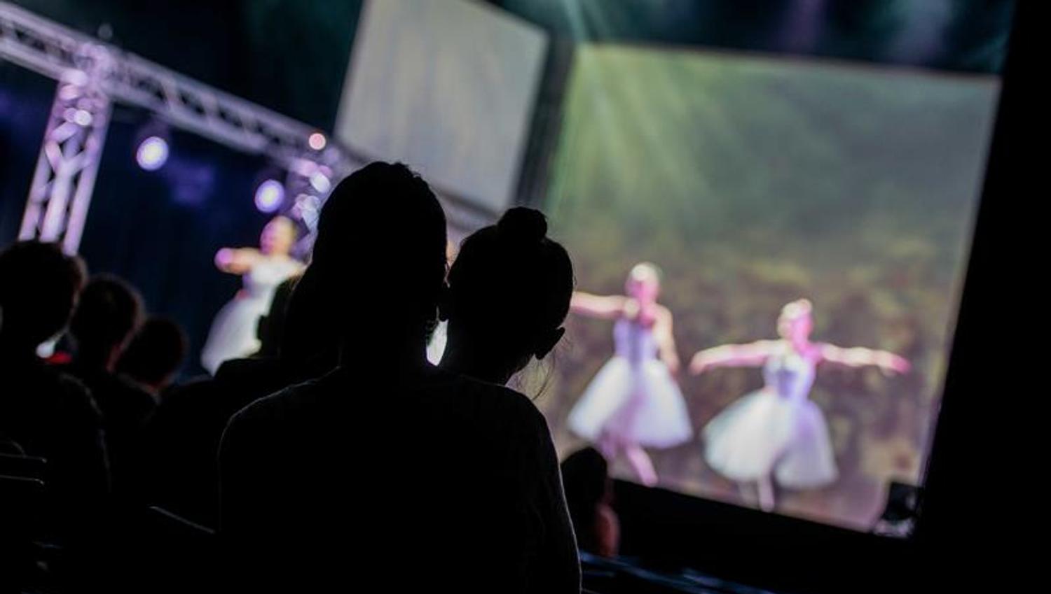 concert with a picture from the audience point of view
