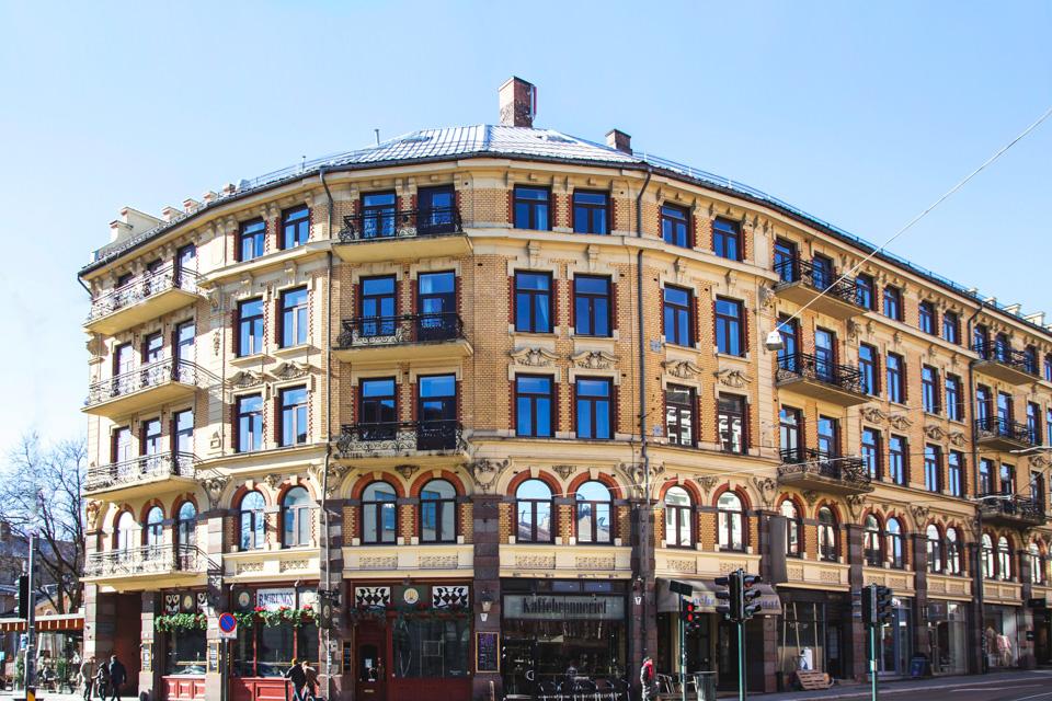 Hotellets fasade