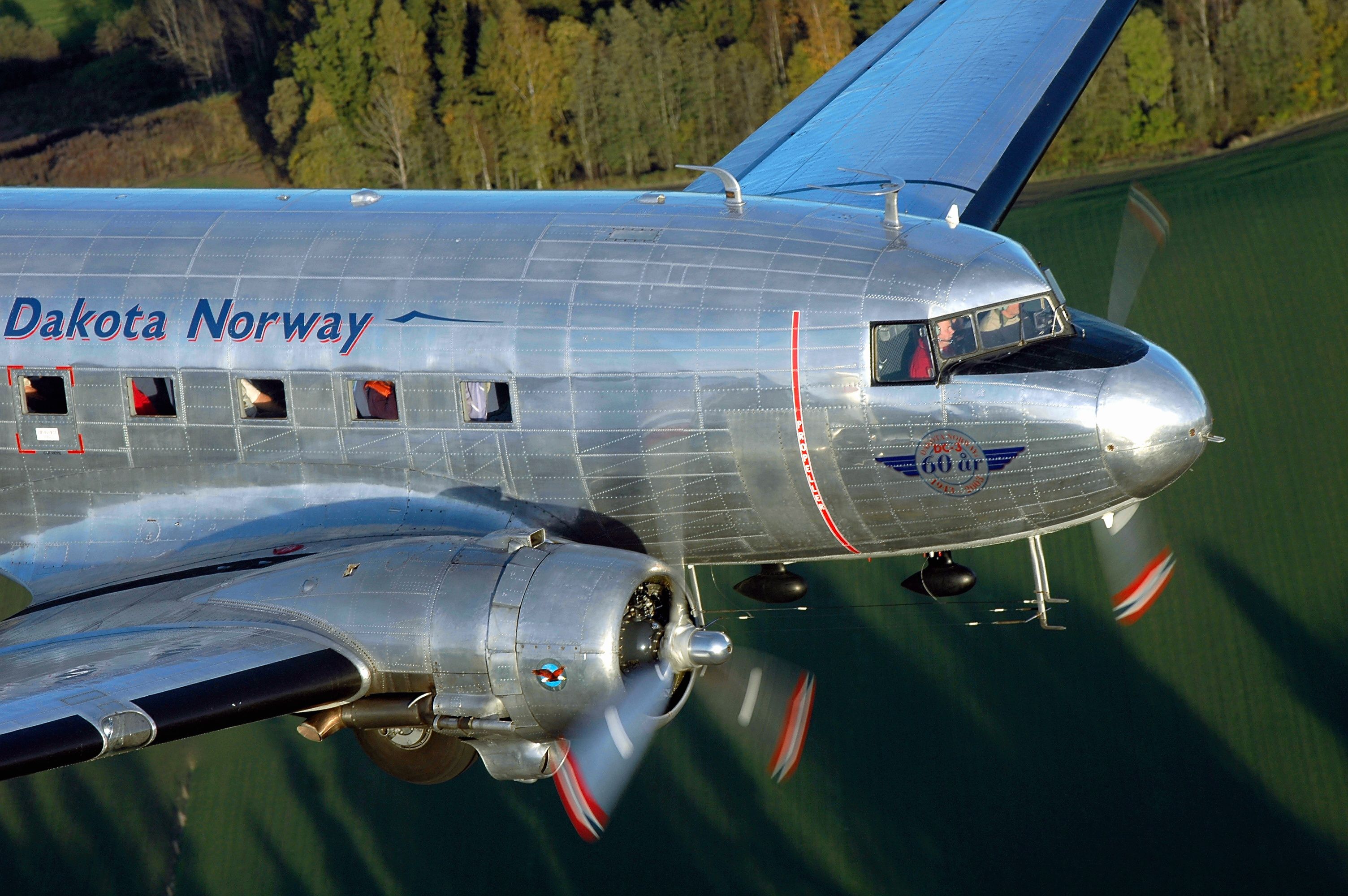 Dakota Norway in the air