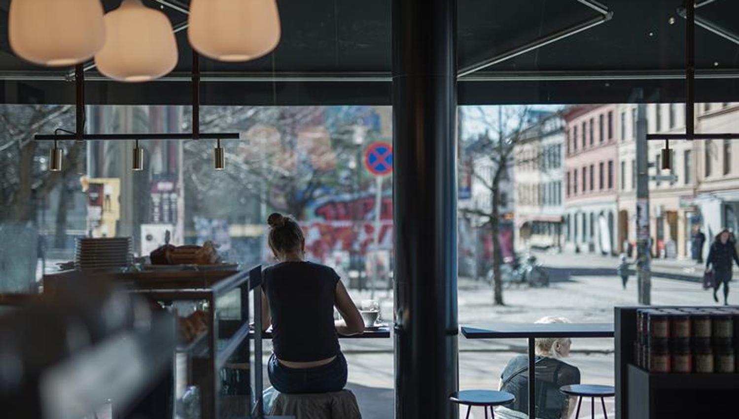 utsikt mot gata