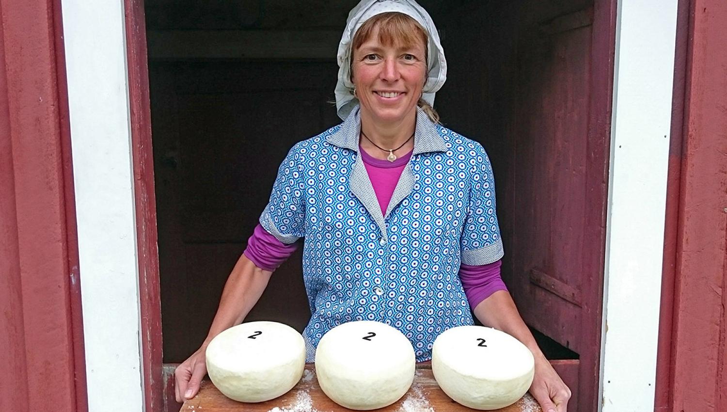 Farm made cheese from Olestølen Mikroysteri