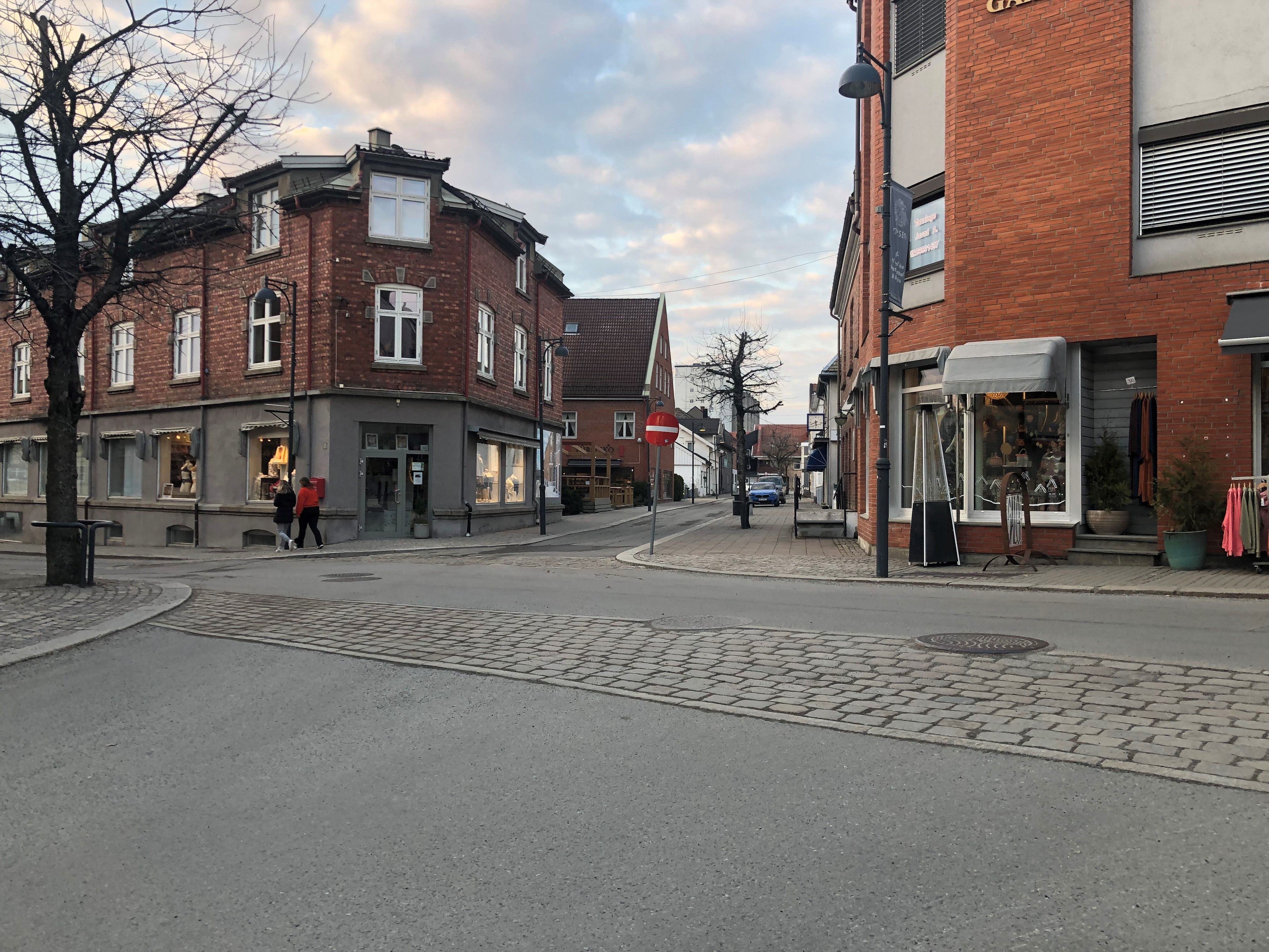 Gatekryss i sentrum
