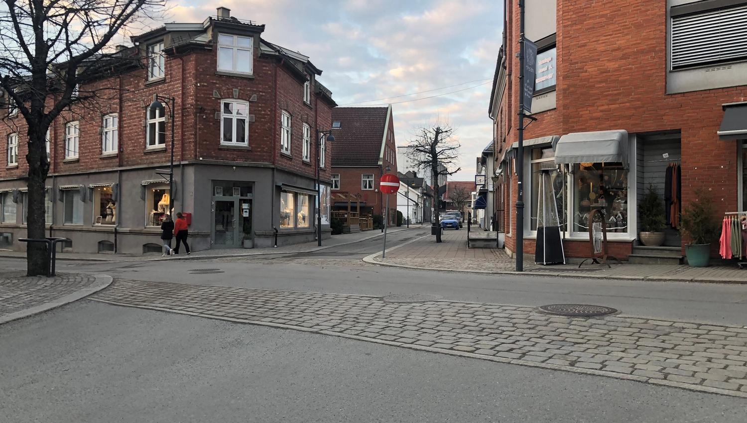 Gatekryss i sentrum