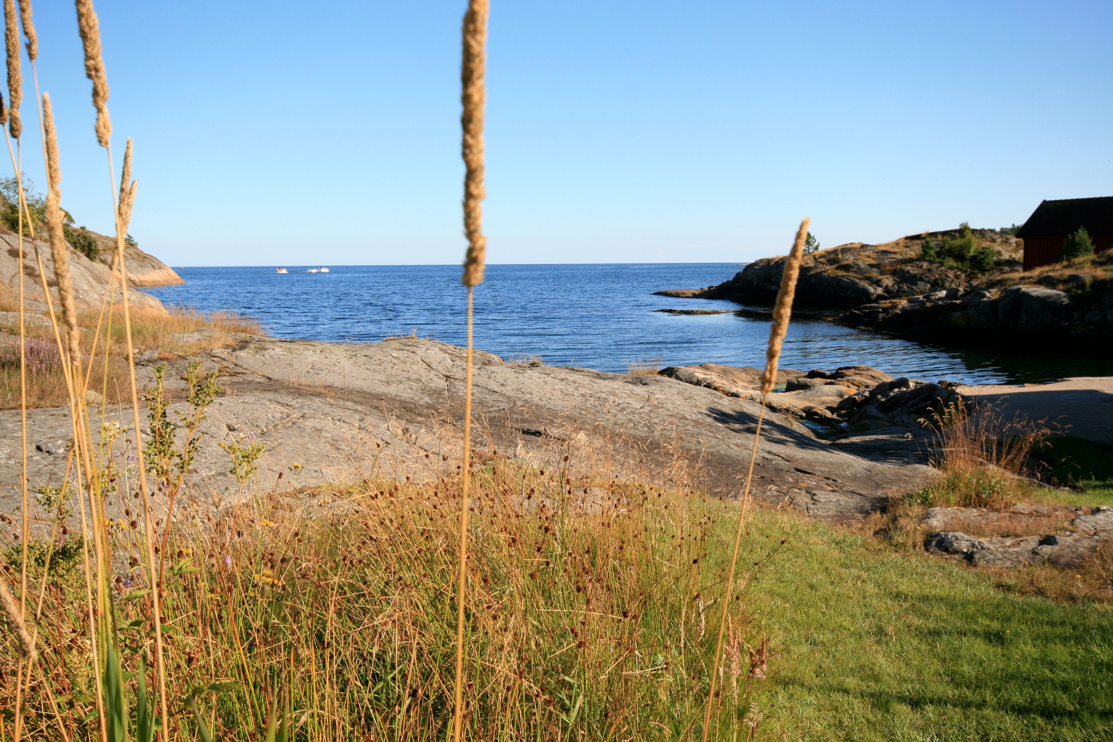 sjøutsikt fra Sandaa på Tromøy utendor Arendal