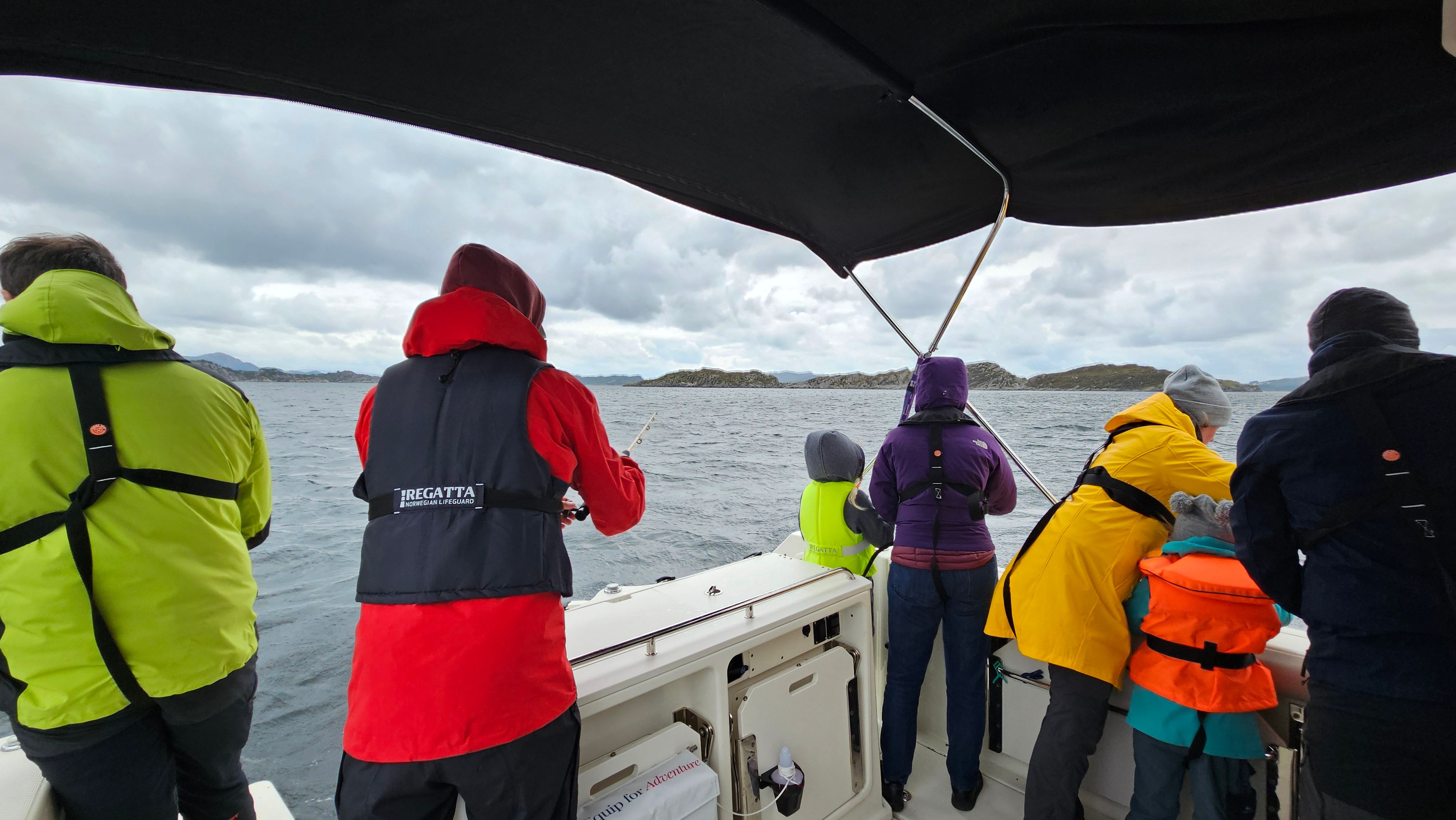 Fishing in Hjeltefjorden