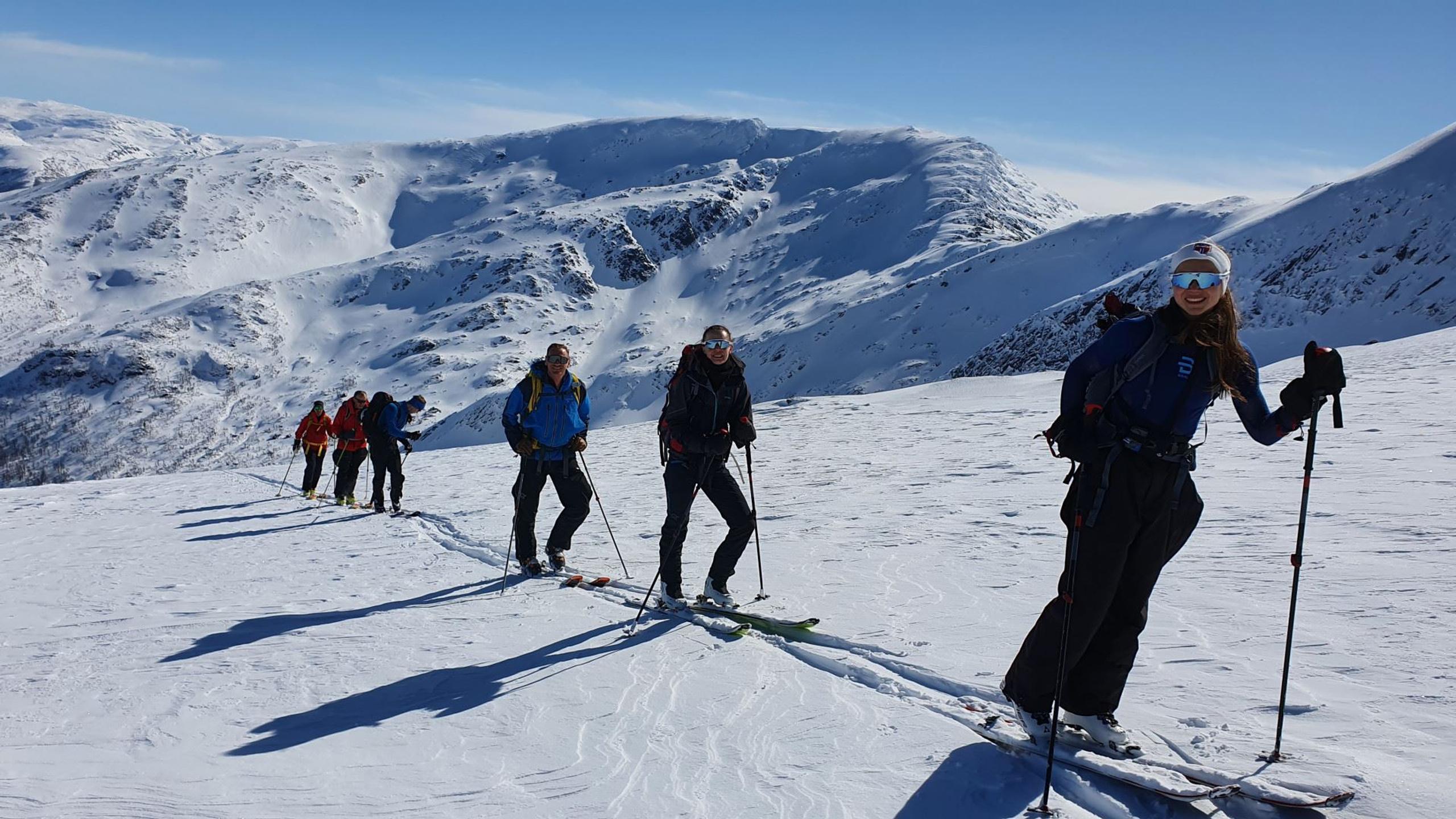 Ski touring with guide, in Voss, with Wild Voss
