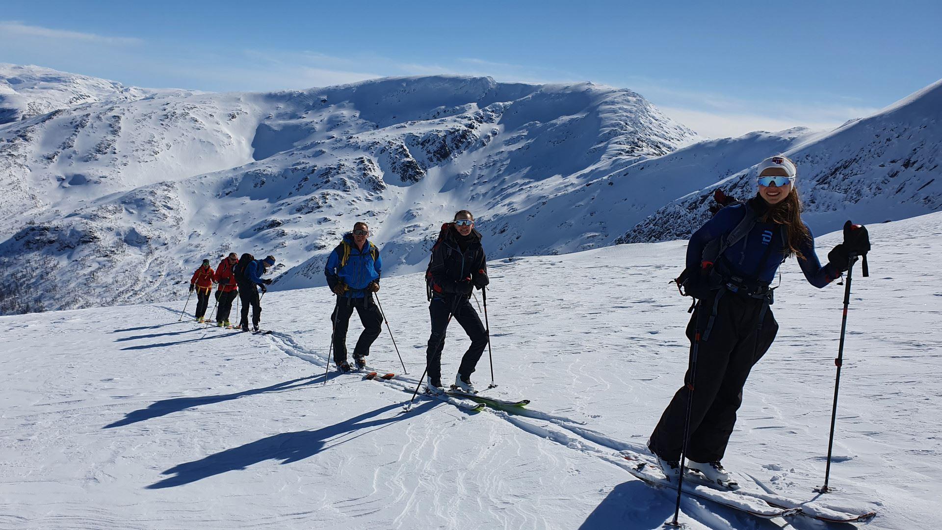 Ski touring with guide, in Voss, with Wild Voss