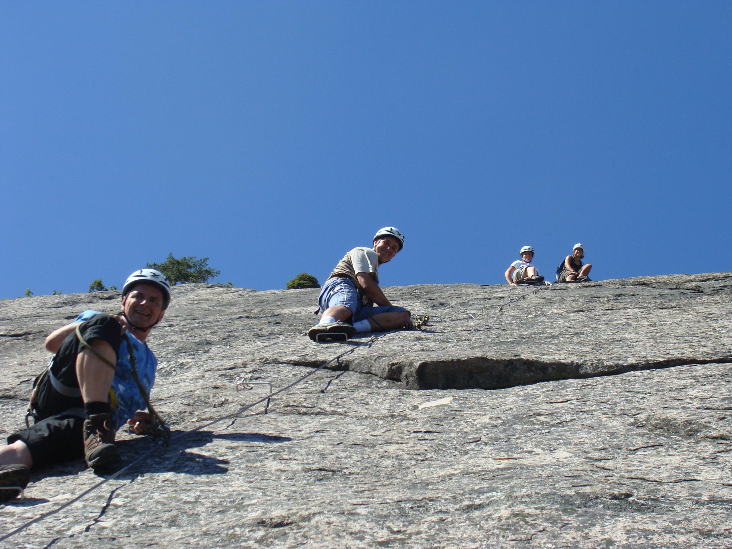Visit Wilderness via ferrata klatrende