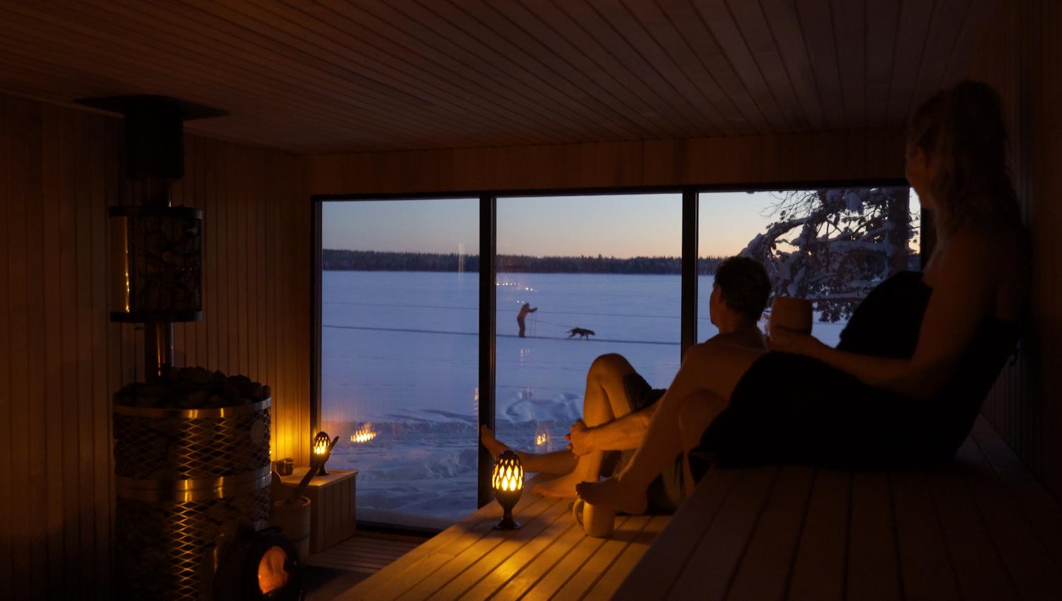 Sauna at Mesna, near Lake Sjusjøen