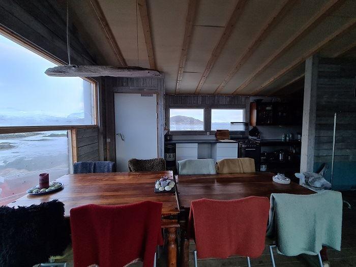 Kitchen and dining area