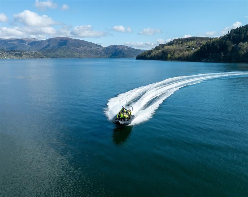 Osterøy e-bike tour with fjord lunch and RIB return to Bergen