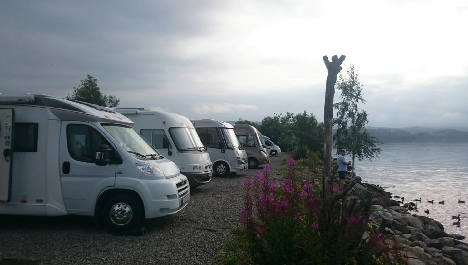 Bobilparkering Gjøvik Marina, ved Mjøsa 1