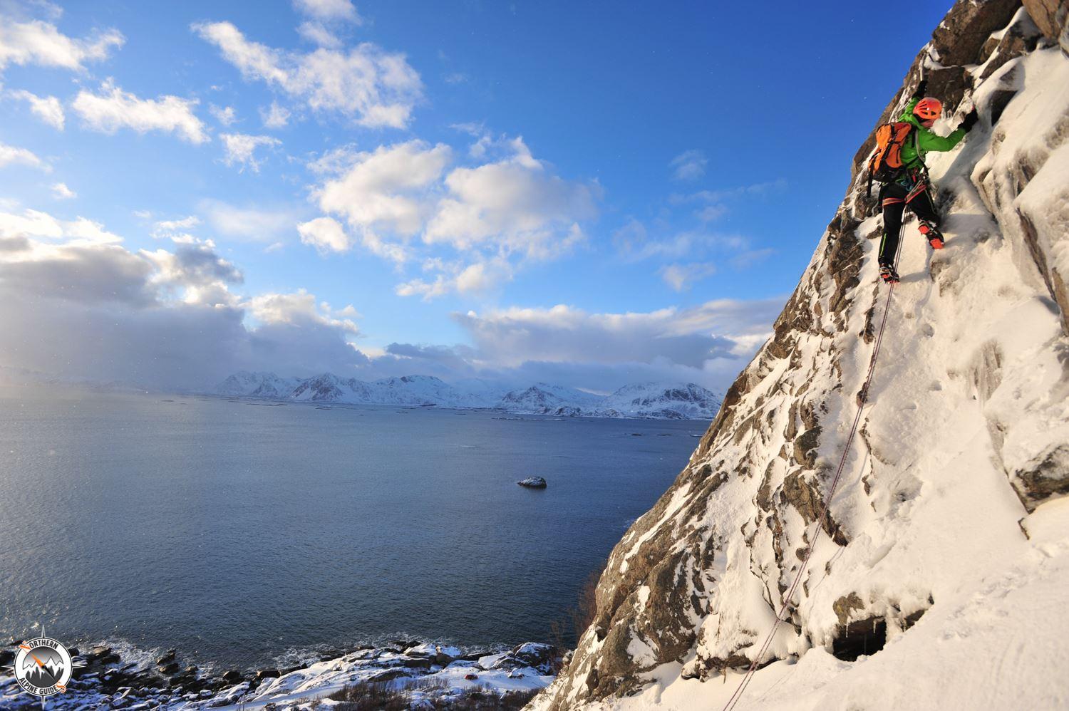 Alpine Ice Climbing with a IFMGA certified Mountain Guide