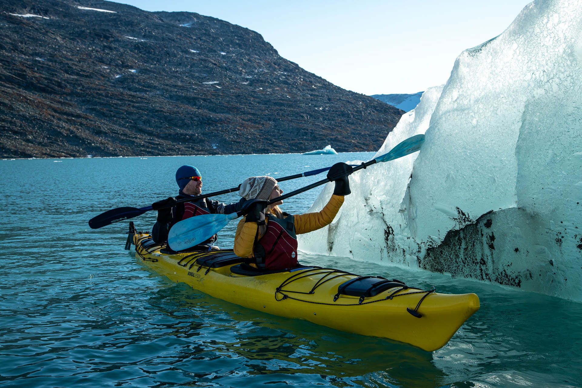 Kayak and Glacier Hike on Austdalsbreen