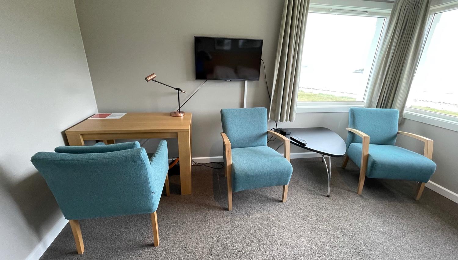 Many nice hotel rooms at Ventilene Viste Strandhotell