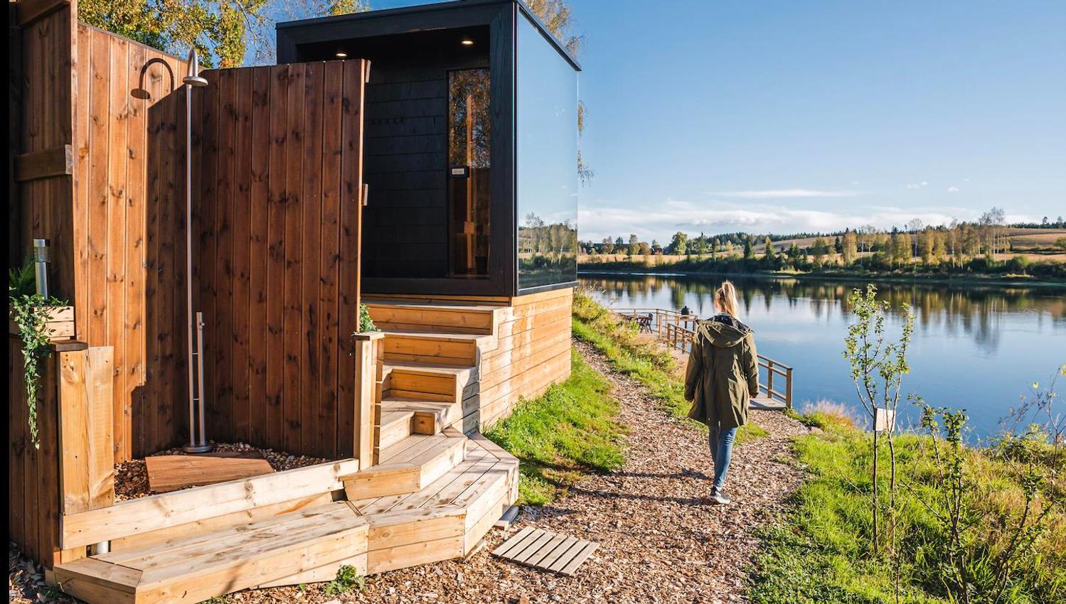 Sauna by the riverside