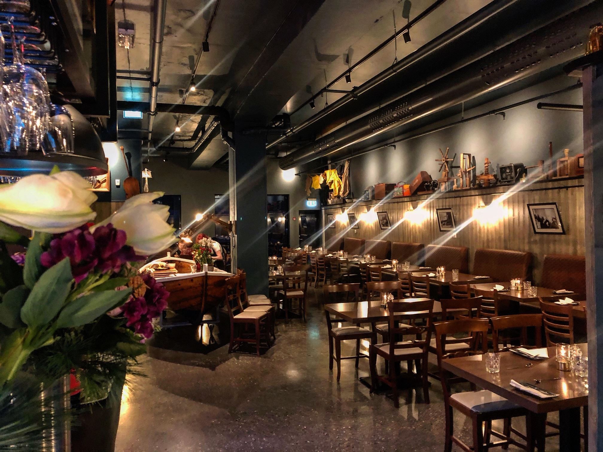 Beautiful rustic restaurant