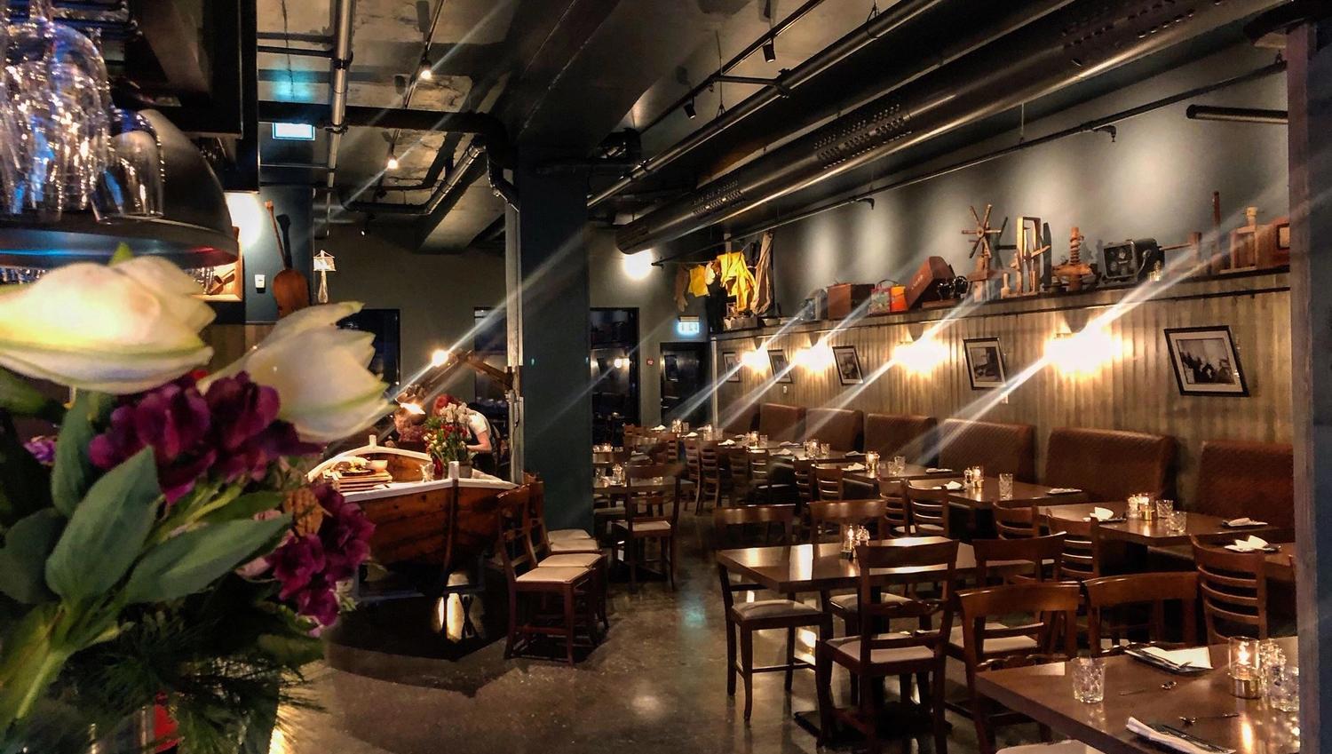 Beautiful rustic restaurant