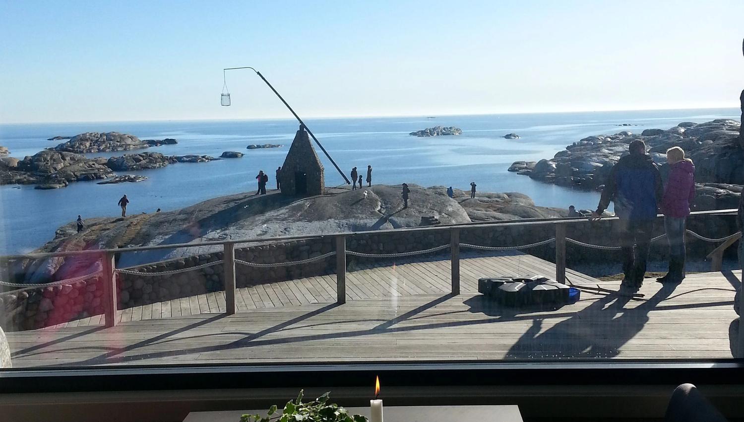 The End of the World seen from the restaurant
