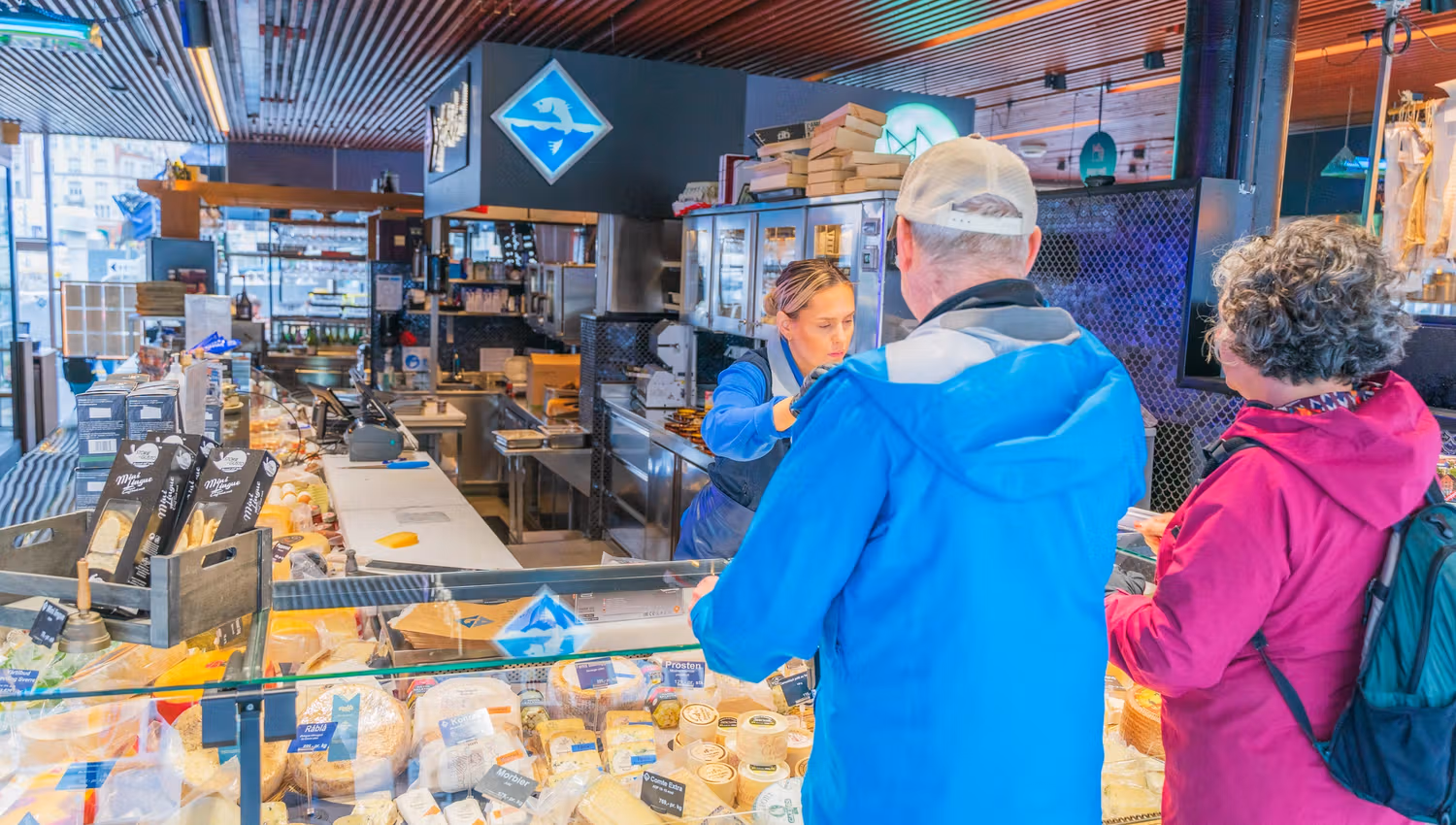 Mathallen på Fisketorget i Bergen