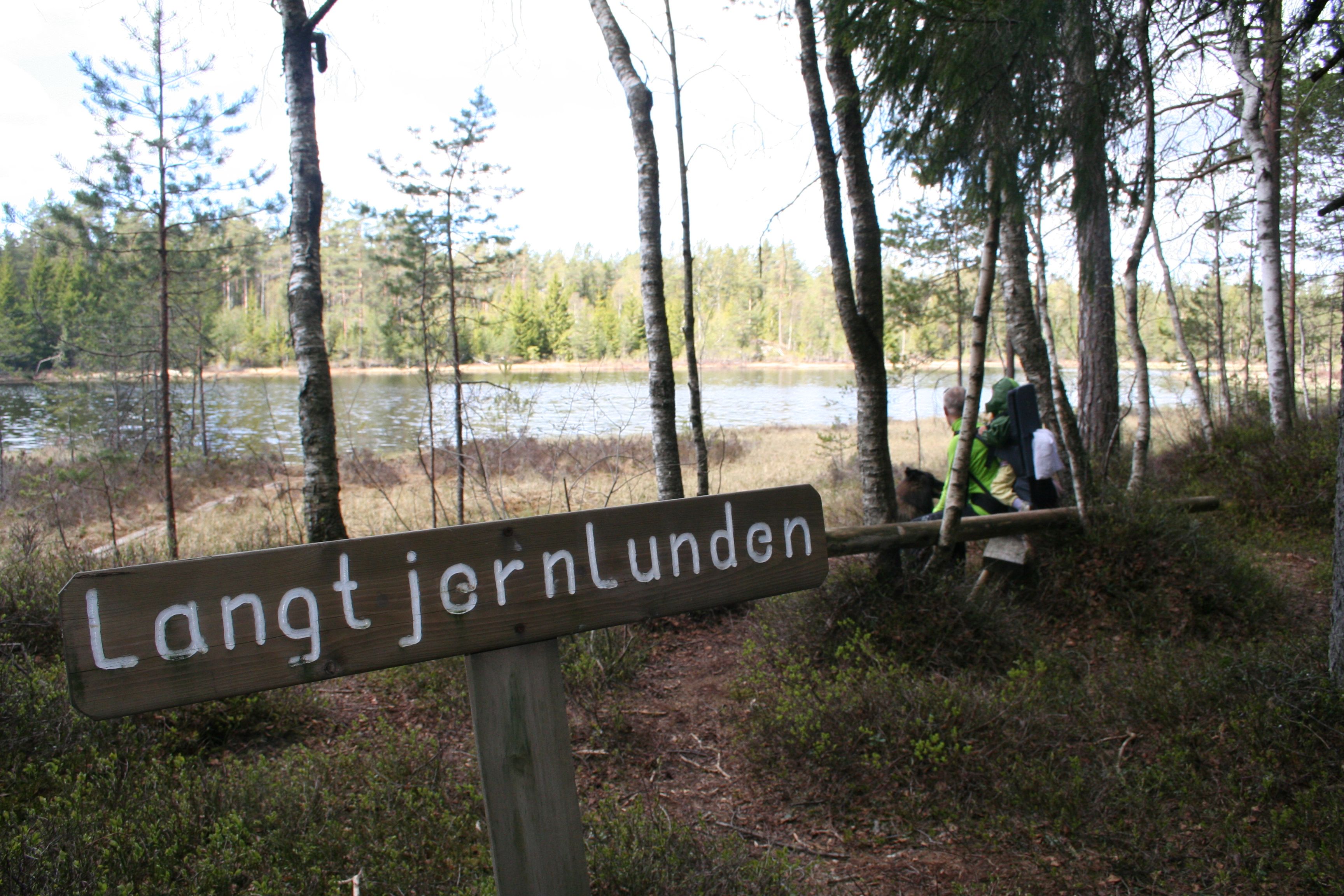 Turskilt "Langt jernlunden"