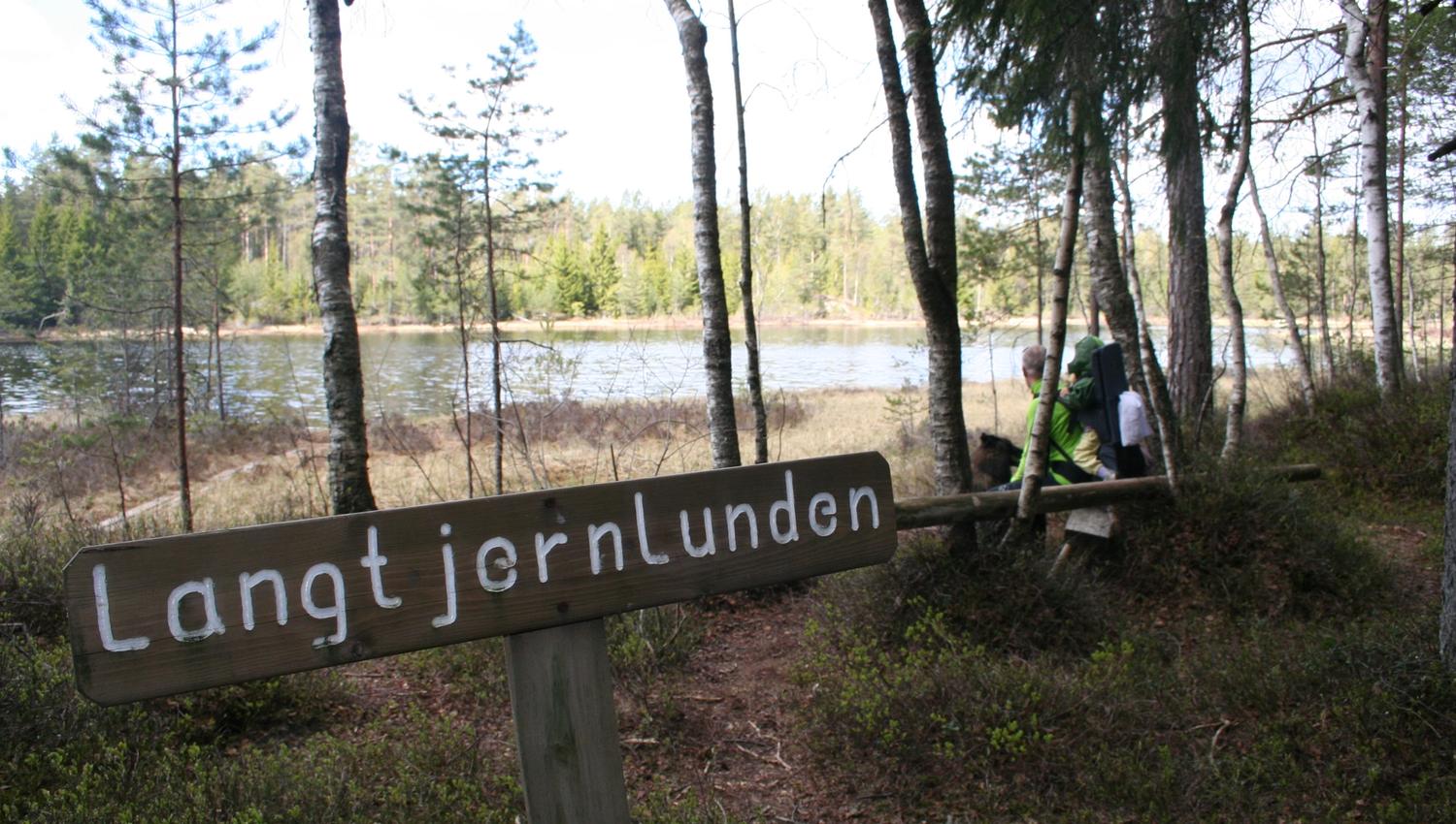 Turskilt "Langt jernlunden"