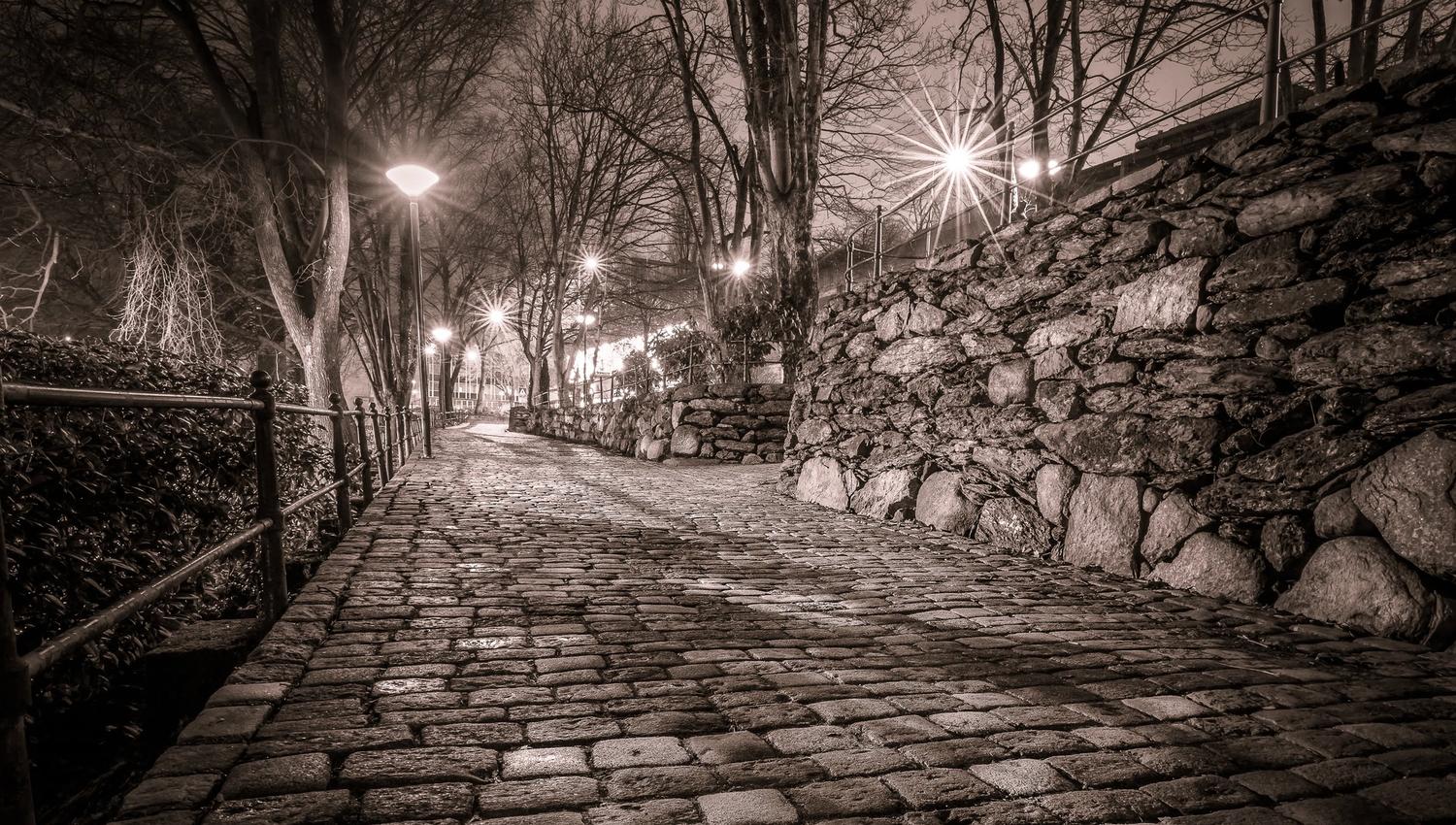 Old Stavanger by night