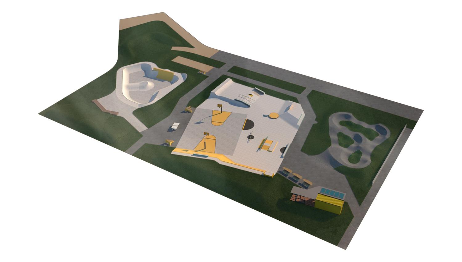 Visuell plan for Fosseparken