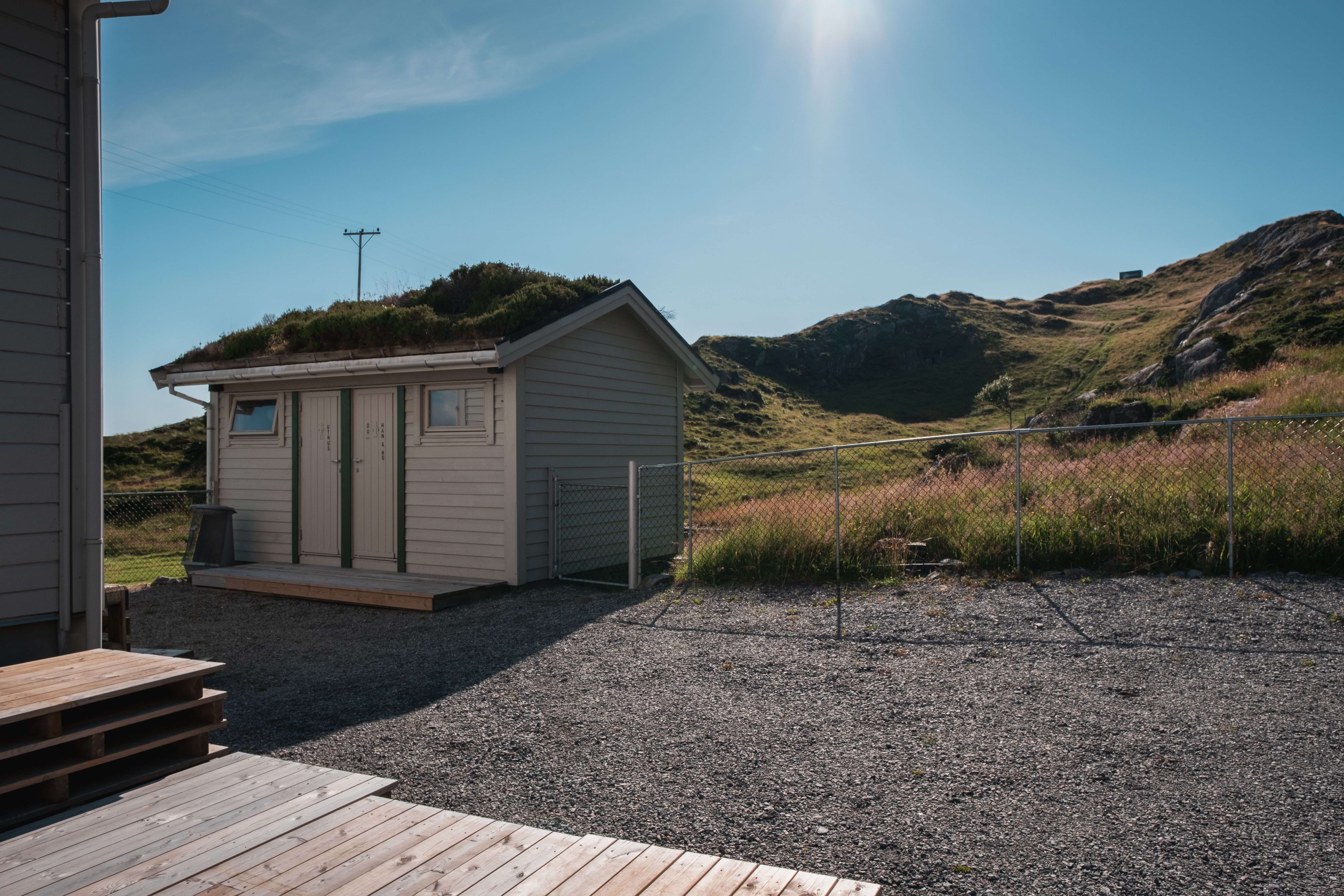 Toilet and shower 300 meters from the Birdbox