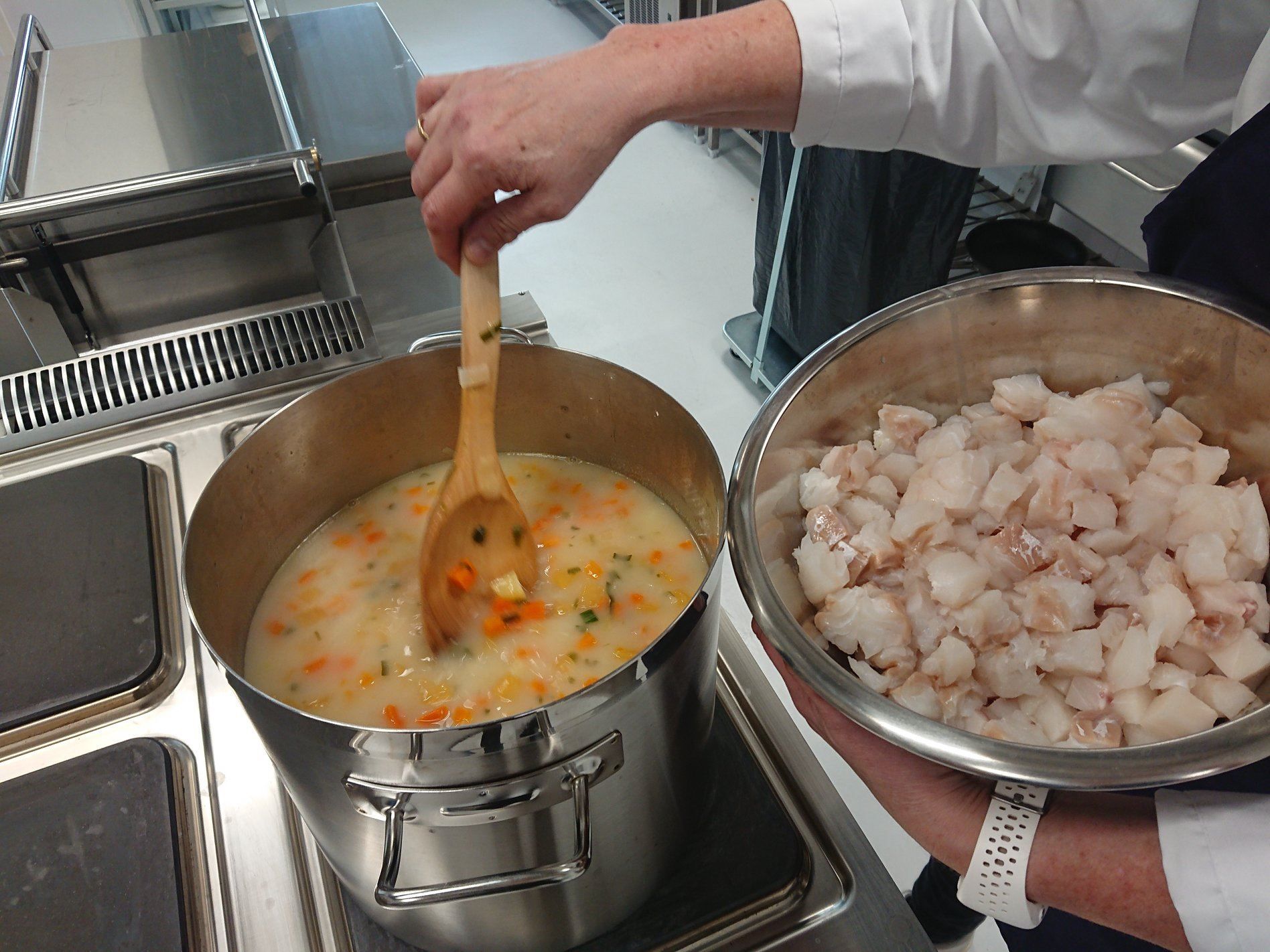 fresh fish soup