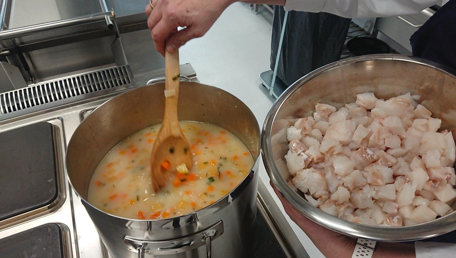 fresh fish soup