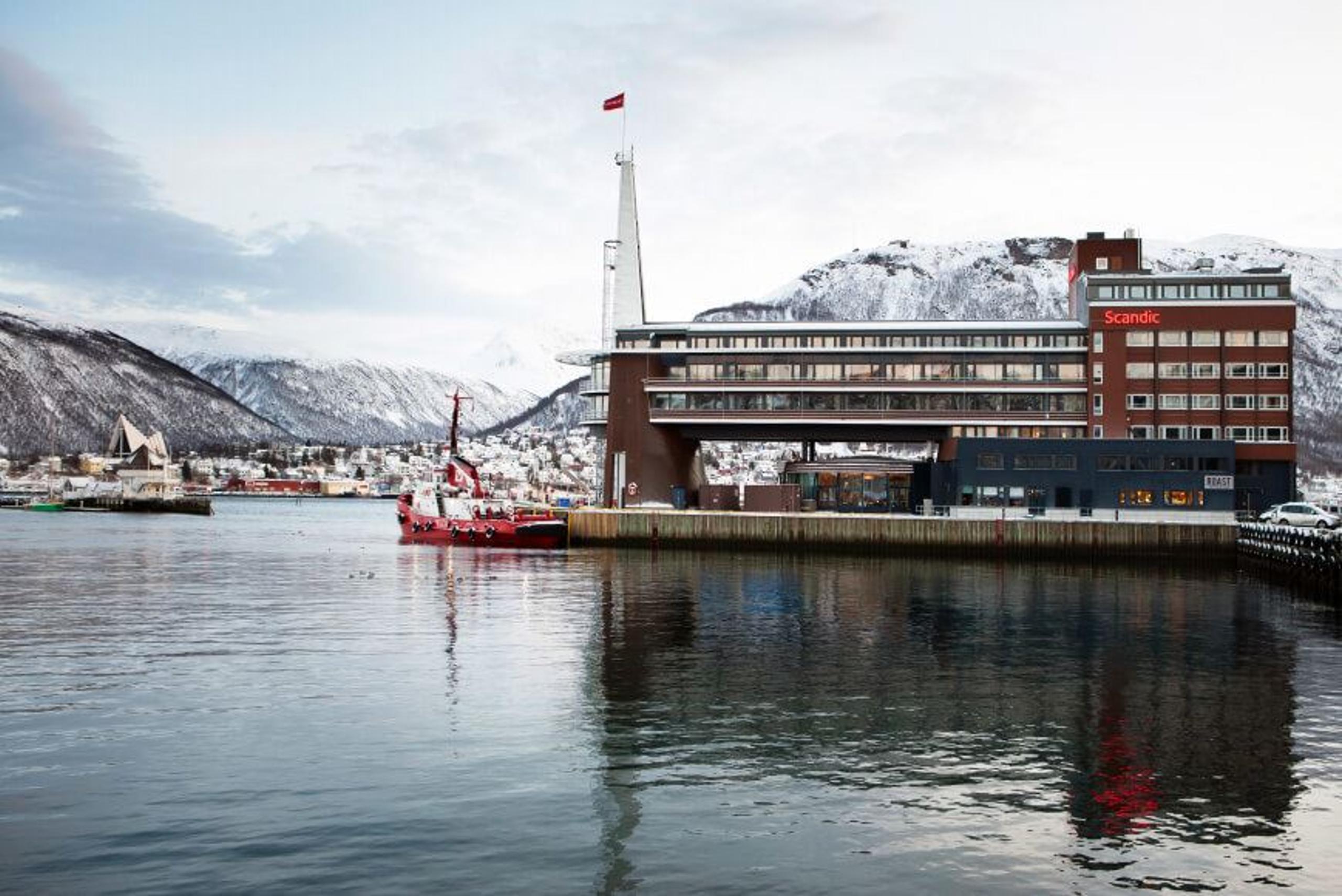 Fasaden til Scandic Ishavshotell i Tromsø.