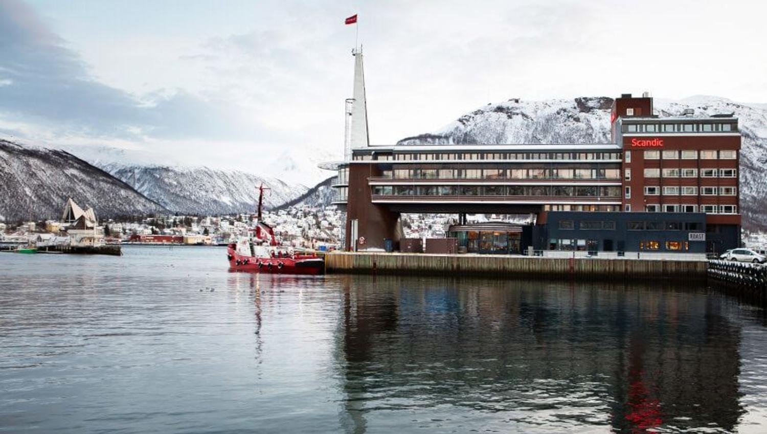 View of Scandic Ishavshotell in Tromsø.