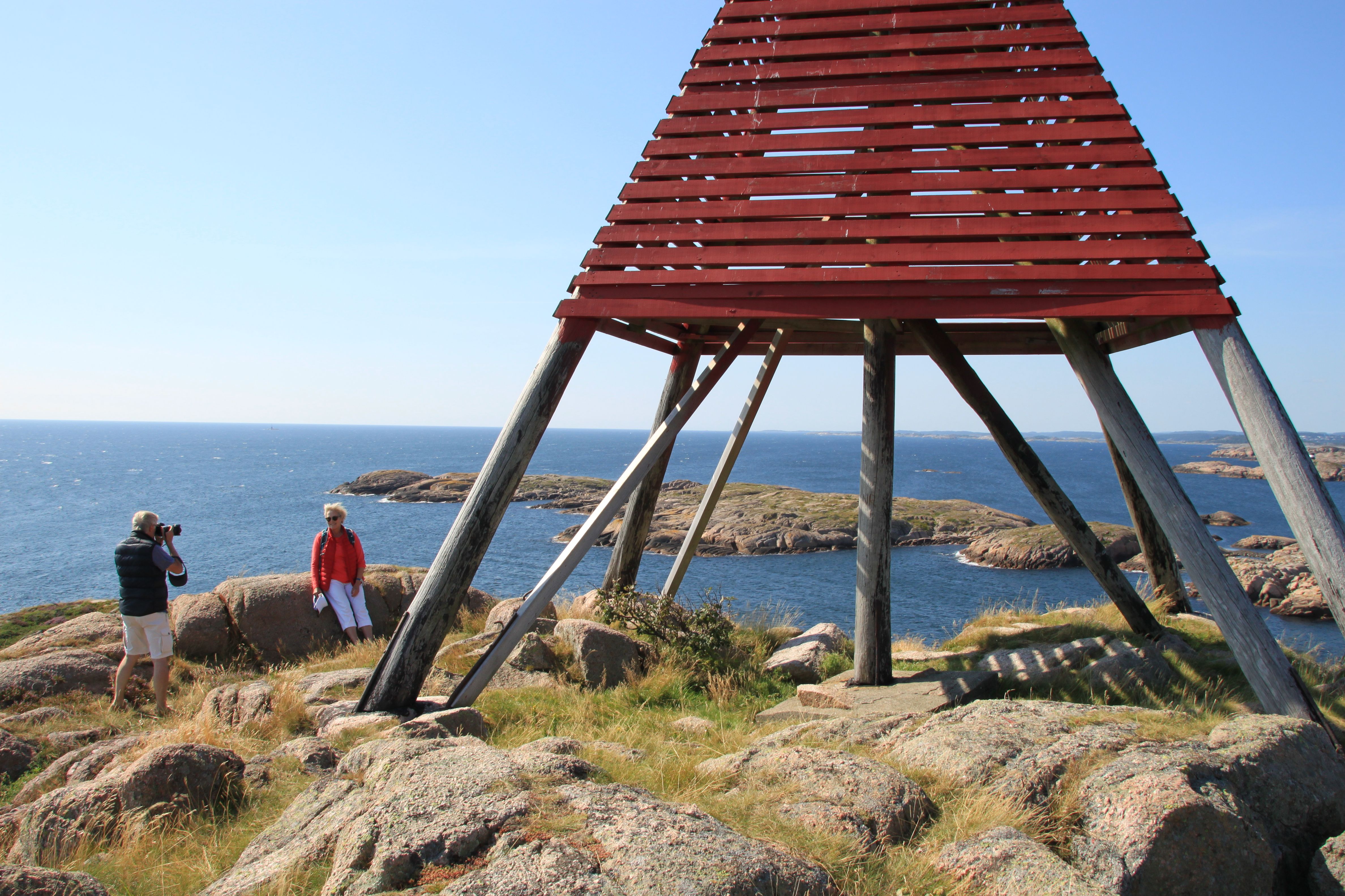 Bilde fra Hesnesmerke på Valøyene.