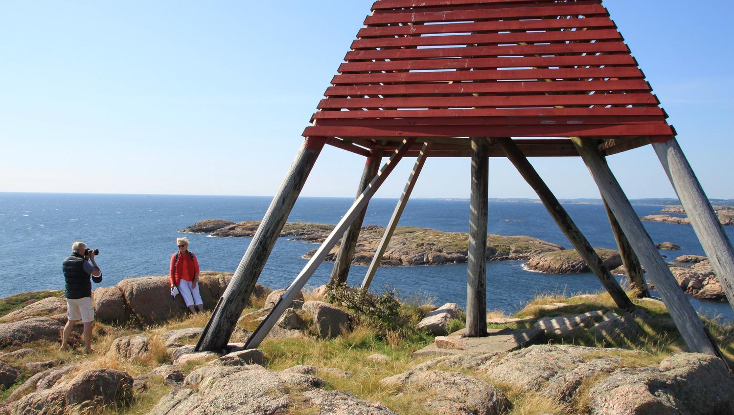 Bilde fra Hesnesmerke på Valøyene.