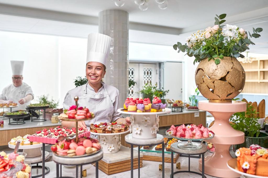Summer buffet in Palmehaven