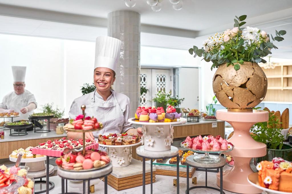 Summer buffet in Palmehaven