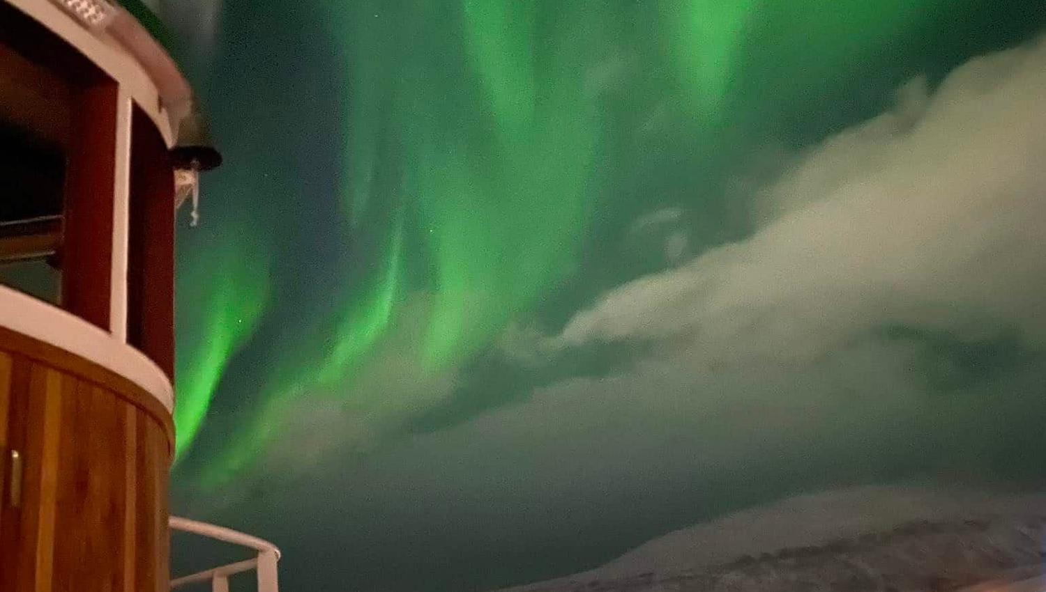 Boat, Tromsø and Northern lights
