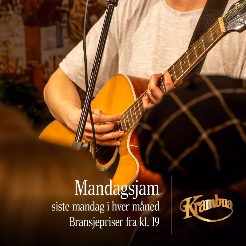 Åpen scene og god stemning på Krambua