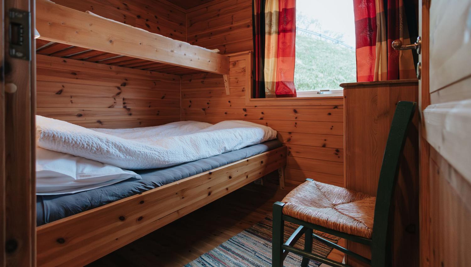 One of the cabins on Risnesøyna