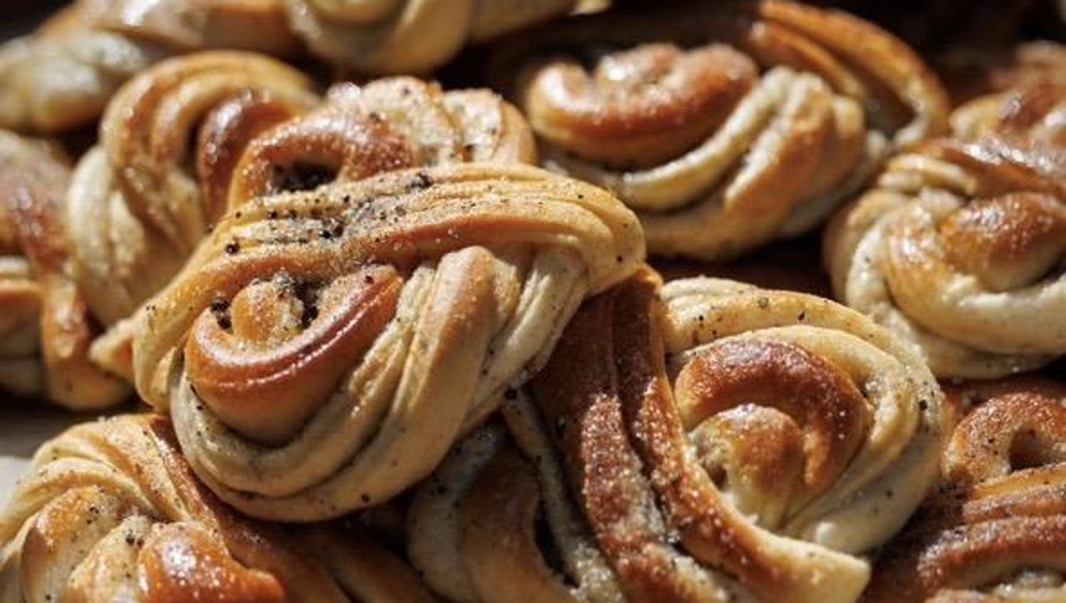 Detalj av kanelboller